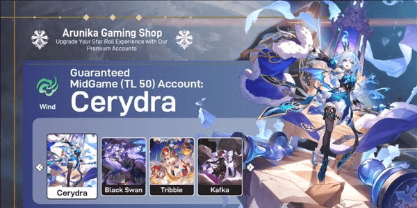 Gambar Product AKUN MIDGAME - BONUS 17 REGULAR PASS - CERYDRA + BLACK SWAN + TRIBBIE + KAFKA || LENGKAPNYA CEK DESKRIPSI [ASIA]