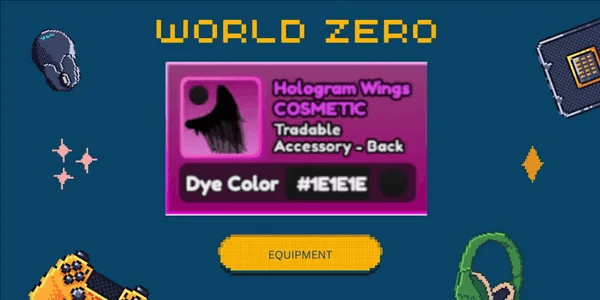 Hologram Wings #1E1E1E