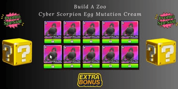 Gambar Product Build A Zoo Cyber Scorpion Egg Mutation Cream