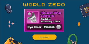 Hologram Wings #E6E6E6