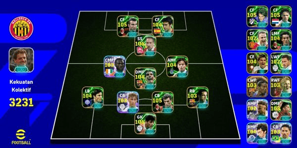 Gambar Product AKUN EFOOTBALL RATING 3167+ #9 BY KARZ(AMAN DAN BERGARANSI)