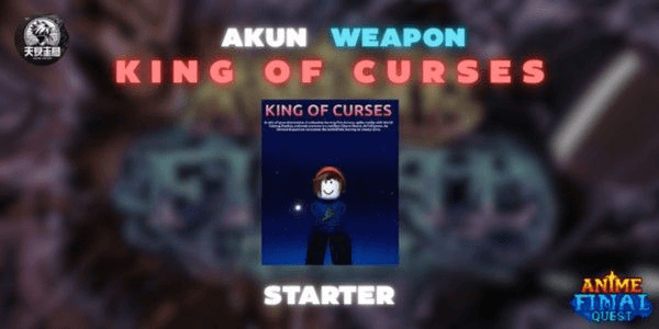 Gambar Product Weapon King Of Curses | Anime Final Quest