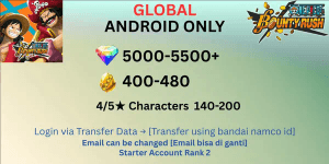 Account One Piece Bounty Rush OPBR Series E