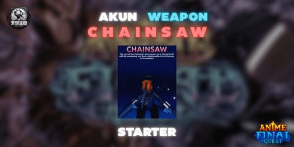 Gambar Product Weapon Chainsaw | Anime Final Quest
