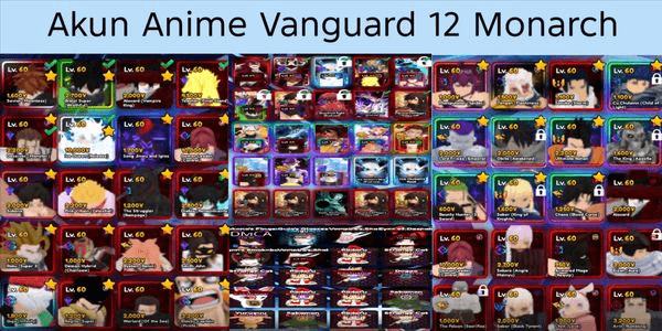 Gambar Product Anime Vanguard Monarch Meta Account