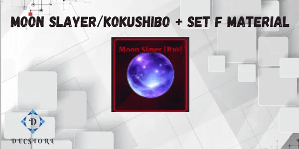 Kokushibo/Moon Slayer Set + F Material