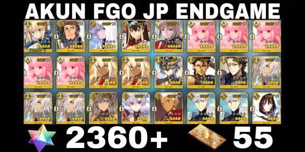 Gambar Product Akun SQ FGO JP Arcueid NP5+Support+Free SSR