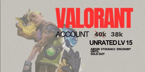 Gambar Product STARTER ACCOUNT Valorant | UNRATED | Lv 15