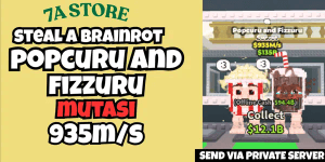 POPCURU AND FIZZURU MUTATION - STEAL A BRAINROT - SECRET 900M+/SECOND