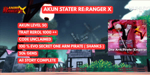 AKUN STATER RE: RANGER X SECRET EVO ONE ARM PIRATE ( EMPEROR ) / SHANKS
