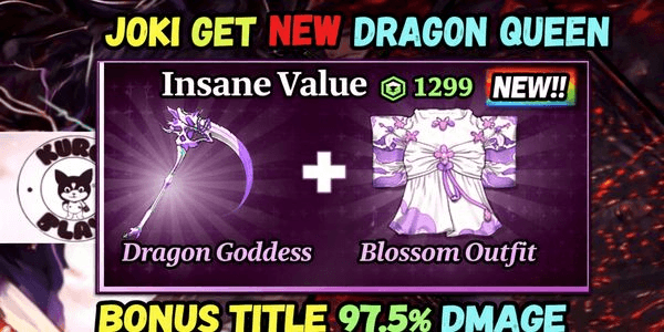 Gambar Product Joki Get Dragon Queen Set + Tittle 97.5% (SEA 2) | Sailor Piece