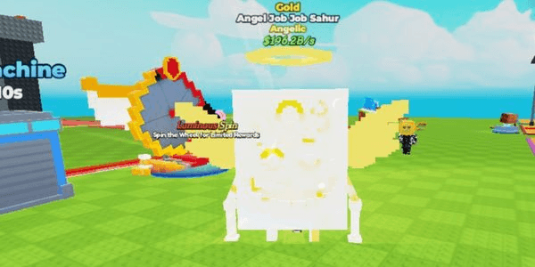 Gambar Product ANGEL JOB JOB JOB SAHUR GOLD | BE A LUCKY BLOCK ROBLOX |