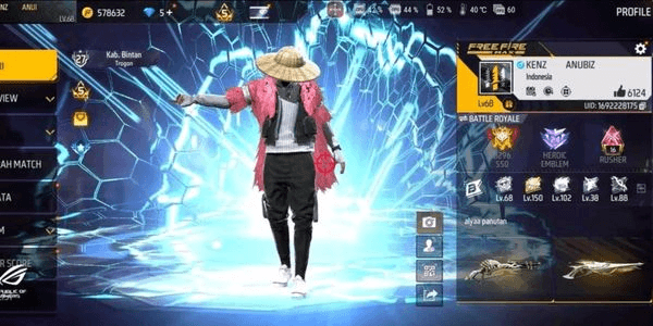 Gambar Product AKUN FF GAGAH SG LUMUT FT SG EVO ,EVO MAX ON 1 OTW 2 BURUAN DI BELI AMAN ANTI HACK BACK BERGARANSI 1000% MURAH BANGET