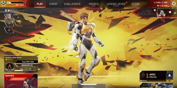 Apex Legends Account | Asia | Lv 82 | Valkyrie - Titan Tested, Caustic - Sixth Sense, R-301 - Barnacle Buster | Legendary | #19APR26AX1