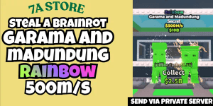 GARAMA AND MADUNDUNG RAINBOW - STEAL A BRAINROT - SECRET 500M+/SECOND