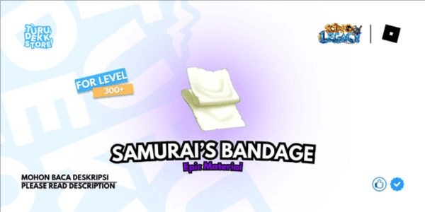Gambar Product Samurai's Badge