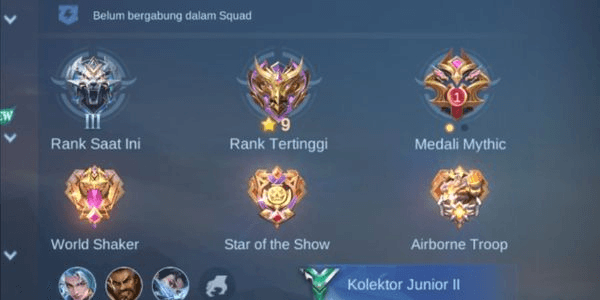 Gambar Product Akun ml skin epic Harley & epic moskov 1300++ match