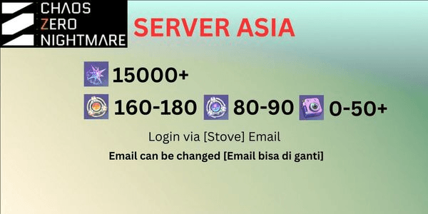 Gambar Product Account CZN Limited Series B [Asia Server]