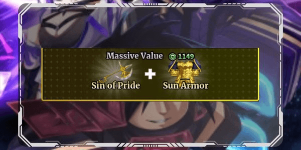Gambar Product Sin of Pride + Sun Armor