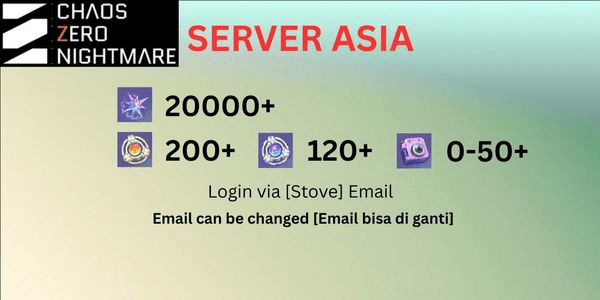 Gambar Product Account CZN Limited Series A [Asia Server]