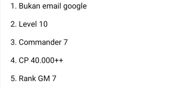 Gambar Product Smurf Account MCGG