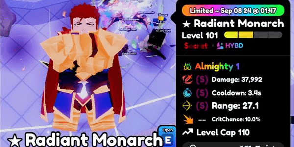 Gambar Product Radiant Monarch (EVO) Almighty