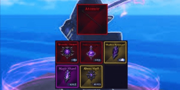 Gambar Product Atomic Set - Cid v2 Set - Atomic Sword Set | Sailor Piece