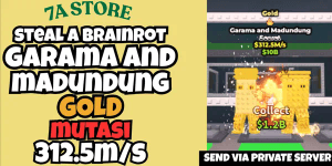 GARAMA AND MADUNDUNG GOLD MUTATION - STEAL A BRAINROT - SECRET 300M+/SECOND