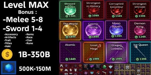 Gambar Product Akun Sailor Piece [ LEVEL MAX ]