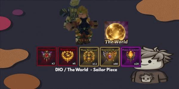 Gambar Product Dio / The World - Sailor Piece