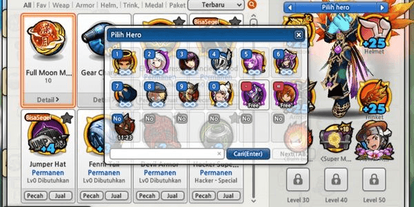 Gambar Product Akun Lost Saga Orign Valofer Herper Ramai