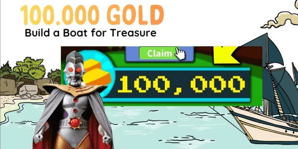 Joki 100,000 Gold | Build a Boat For Treasure