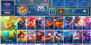  #3730 | 295 Skins | Collector Natalia | Prime Granger | Transformers Roger | KoF Karina | Many Epic