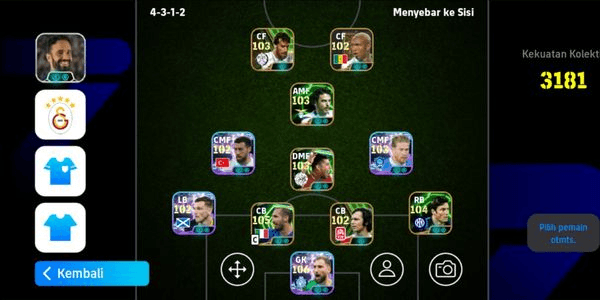 Gambar Product AKUN EFOOTBALL SPEK GG 3170+ | KONAMI ID ONLY