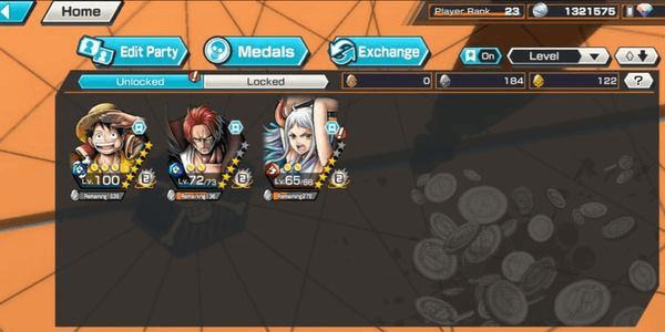 Gambar Product [ Android ] Account 3 Extreme ( Luffy B6 | Shanks B4 | Yamato B4 )
