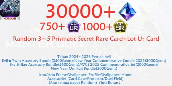 Gambar Product Yu-Gi-Oh! Master Duel Account-4