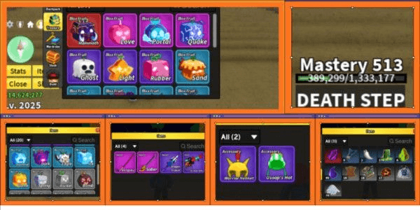 Gambar Product Akun Blox Fruit Level 2000+  Sesuai gambar