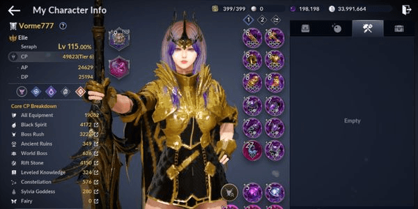 Gambar Product Akun Black Desert Mobile Murah Part. 02