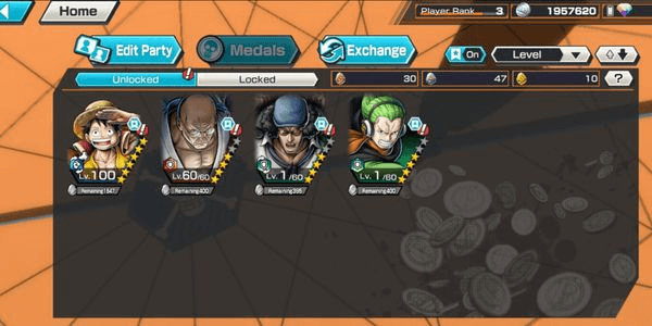 Gambar Product [ Android ] Account 3 Extreme ( Luffy B6 | Nusjuro B4 | Kuzan B4 )