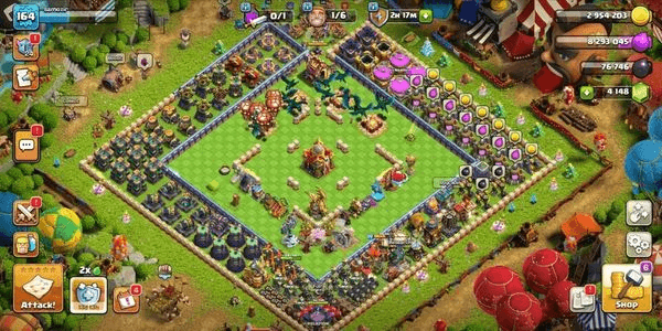 Gambar Product TH 16 APPROACHING MAX ~VERY GOOD DEFENSE AND GOOD TROOPS ~SUITABLE FOR WAR