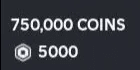 NFL Universe Football - 750,000 Coins【5000R】