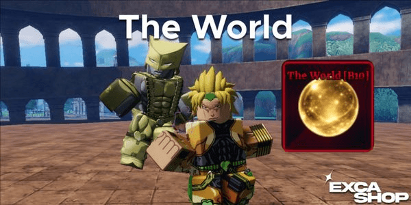Gambar Product The World (DIO) + F Mastery + Title Pity