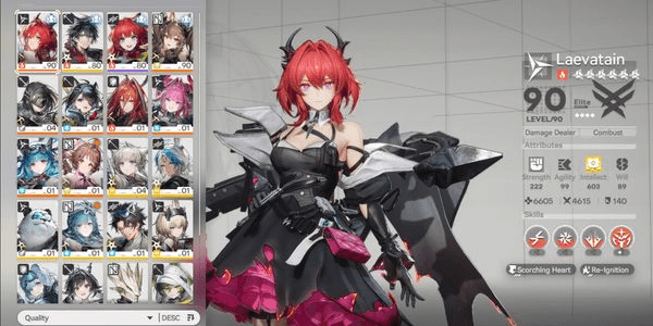 Gambar Product [Asia] Yvonne P1 Signature, Laevatain Signature, Gilberta P1, Tangtang P1, Last Rite, Ember - Low Explore & Semi Build