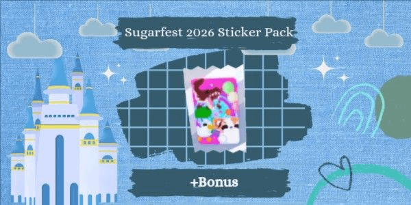 Gambar Product Sugarfest 2026 Sticker Pack + Bonus