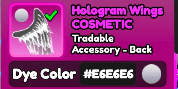Gambar Product Hologram Wings #E6E6E6