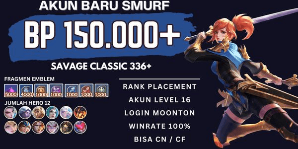 Gambar Product Akun Smurf BP Banyak ++