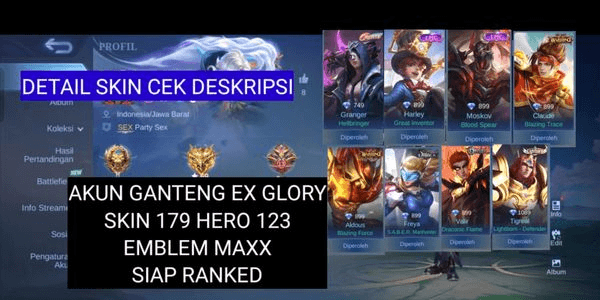 Gambar Product AKUN MOBILE LEGENDS MURAH#9