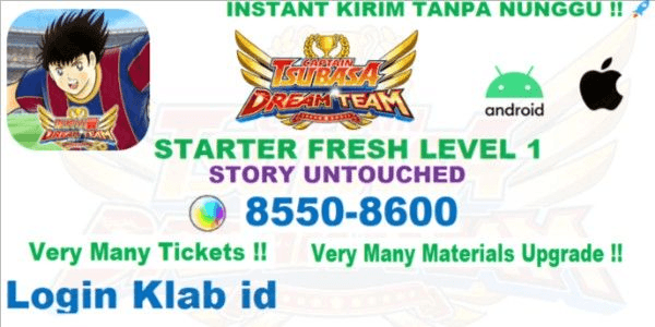 Gambar Product Captain Tsubasa Dream Team account