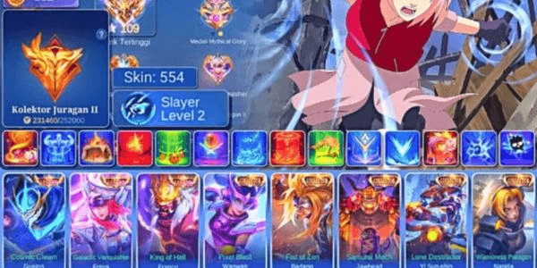 Gambar Product ACCOUNT SKIN 554 SAFE, 3 SKIN LEGEND, 5 SKIN COLLECTOR, FULL SKIN KOF AND WARRANTY ACCOUNT