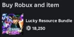 Bizarre Lineage - Lucky Resource Bundle【18250R】
